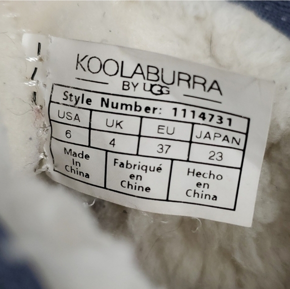 UGG Koolaburra Victoria Mini Size 6 Isignia Blue - Picture 2 of 8